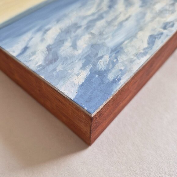 “Dancing With My Shadow” Original Oil Painting by Robin White on Wood Panel 10” - Picture 5 of 11